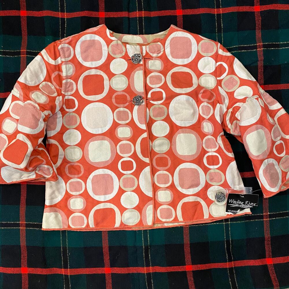 Winding River‎ M Reversible 2-Button Lightweight Boxy Jacket
